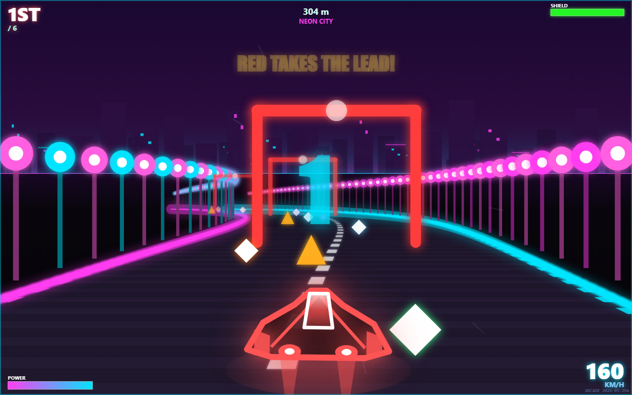 Circuit Breaker gameplay on the big screen