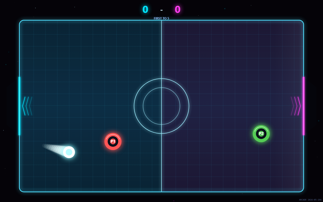 Ricochet gameplay on the big screen